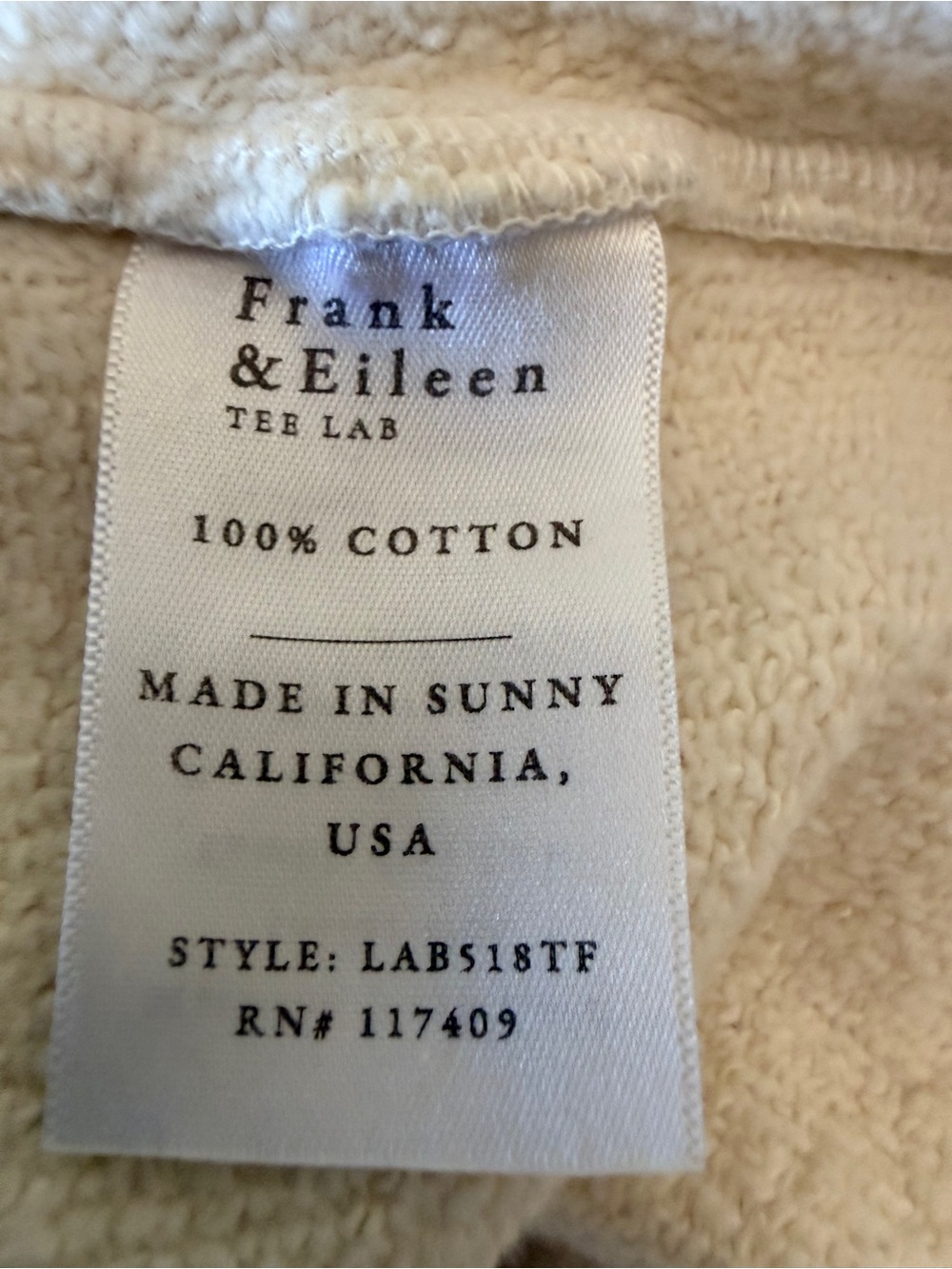 Like new worn 1X Frank and Eileen EFFIE MELANGE GREY M - Picture 6 of 6